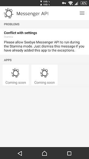 Messenger API BETA screenshot 1