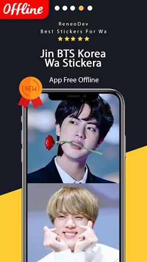 Jin BTS Wa Sticker screenshot 1