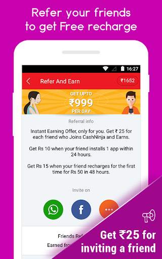 Free Recharge App CashNinja screenshot 4