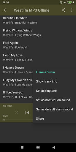 Lagu Westlife MP3 Offline screenshot 3