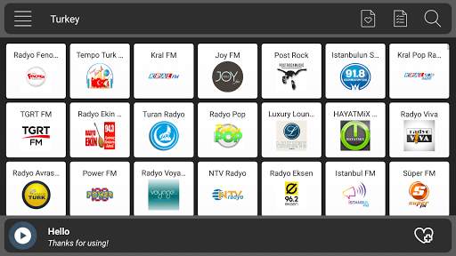 Online Radio Turkey - Turkish FM AM Music screenshot 1
