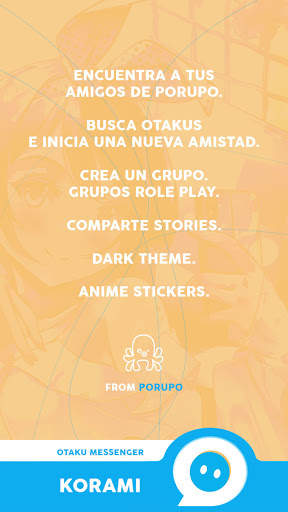 Korami - Otaku Chat Messenger screenshot 1