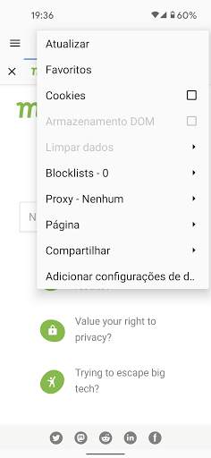 Privacy Browser screenshot 3