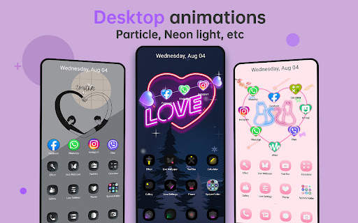 Love Launcher: lovely launcher screenshot 5