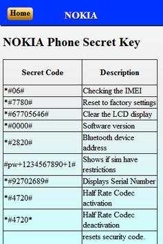 Phone secret code 5 تصوير الشاشة