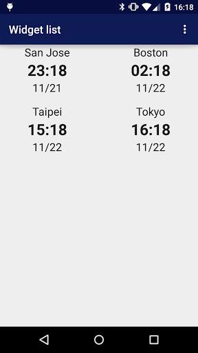 Simple World Clock Widget screenshot 6