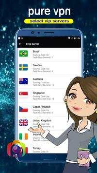 Pure Fast VPN - Free Unlimited VPN & Fast Proxy screenshot 5