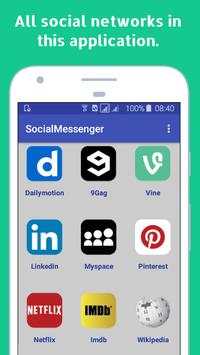 Messenger - All Social Network In One Application screenshot 3