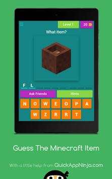 Guess The Minecraft Item screenshot 9