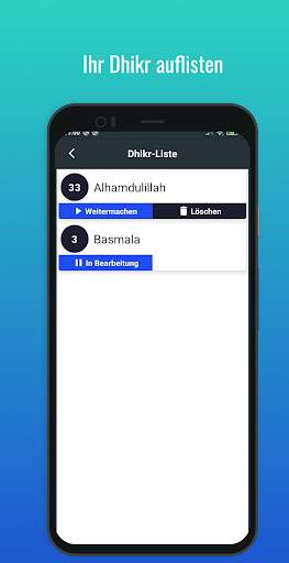 Digital Tasbeeh Zähler - Dhikr screenshot 4