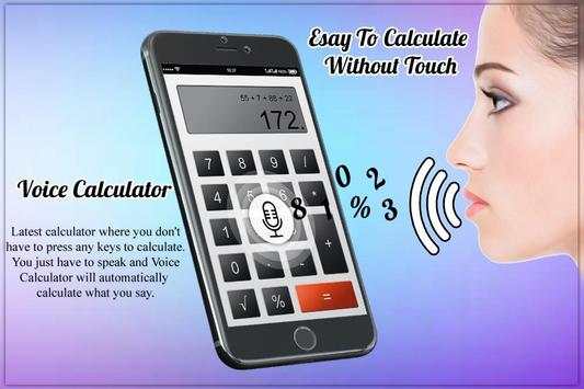 Voice Calculator: Speak Talk Calculator screenshot 1