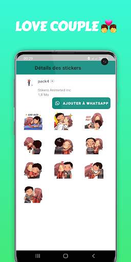 Animated Kiss Stickers for WhatsApp - WAStickerApp screenshot 3