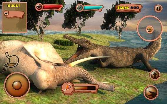 Angry Crocodile Simulator 2018: Swamp 3D Attack screenshot 5