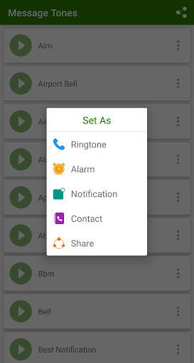Message tones screenshot 2
