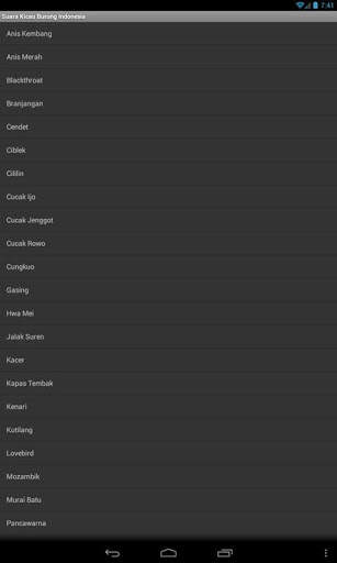 Chirping Birds of Indonesia screenshot 3