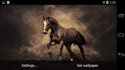 Horse Live Wallpaper FREE screenshot 3
