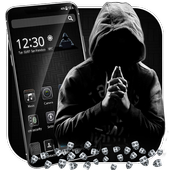 ikon Black Hacker Gravity Theme