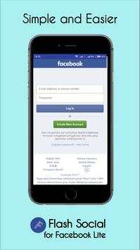 FlashSocial for Facebook Lite screenshot 2