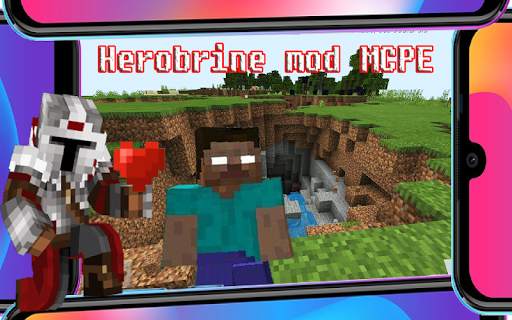 Mod Herobrine Minecraft screenshot 2