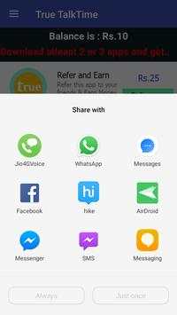 True TalkTime (payTM Cash) screenshot 2