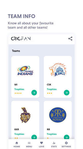 Cricfan - IPL live score, fixtures, standings etc screenshot 4