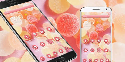 Lollipop and marshmallow pink candy wallpaper screenshot 5