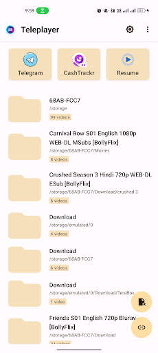 Teleplayer - Video Player screenshot 1