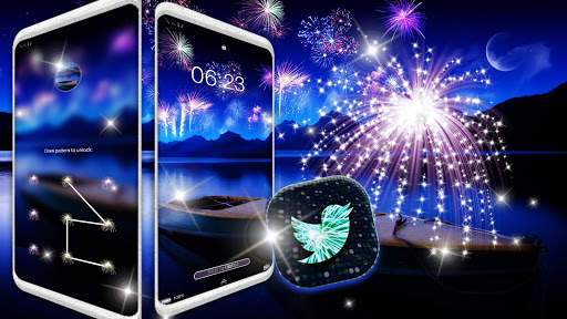 Fireworks Celebration Launcher Theme screenshot 4