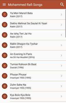 Hit Mohammed Rafi's Songs Lyrics screenshot 3