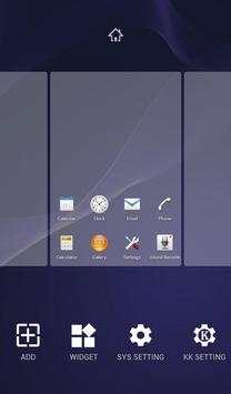 KK Launcher eXperian-Z3 Theme screenshot 2
