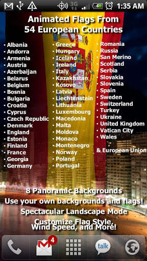 EU Flags Live Wallpaper screenshot 2