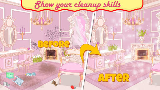 Mermaid Princess Castle: Royal House Cleaning screenshot 5
