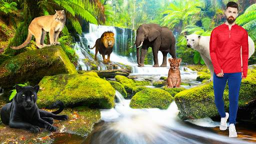 Wild Animal Lyrical Photo Edit screenshot 3
