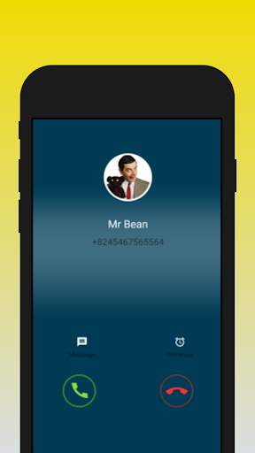 Get call from Mr Funny - Fake Call screenshot 1