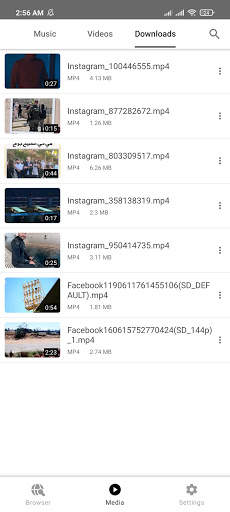 Browser,  Music & Video Player - Video Downloader screenshot 7