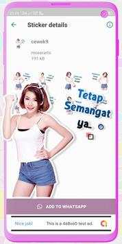 Cewek Cantik Stiker WA screenshot 6