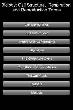 Biology Cell Terms screenshot 1