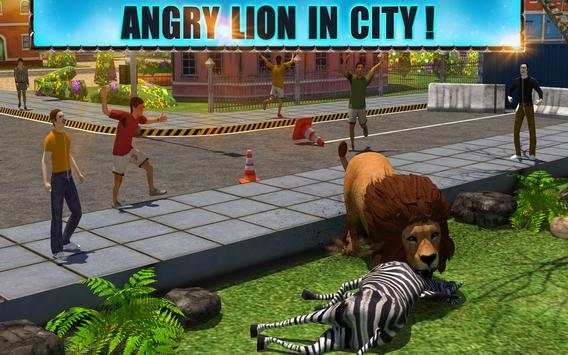 Angry Lion Attack 3D screenshot 7