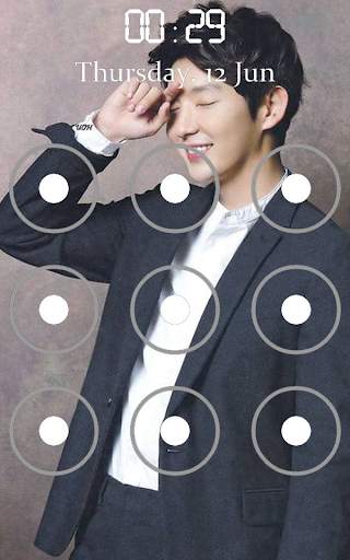 Lee Joon Gi Pattern Lock Screen screenshot 4