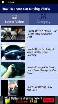 How To Learn Car Driving VIDEO screenshot 2