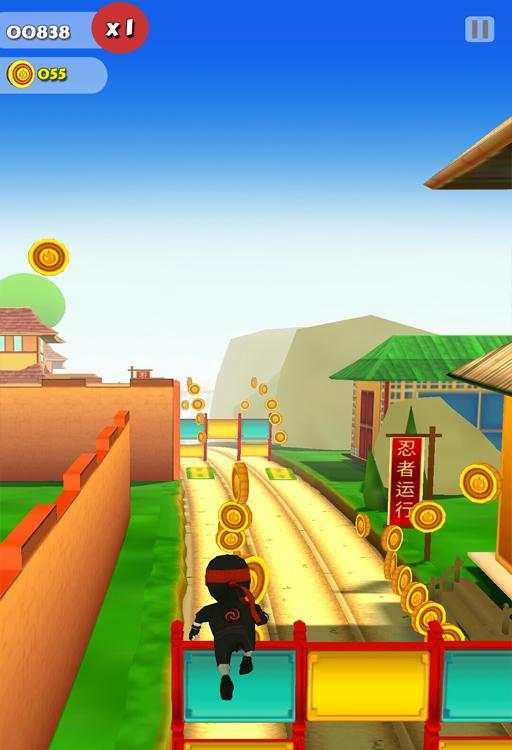 NINJA RUNS SubwaySURFERS screenshot 1