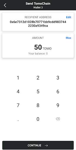 Tomo Wallet screenshot 5