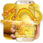 Golden dragon keyboard themes 10001007