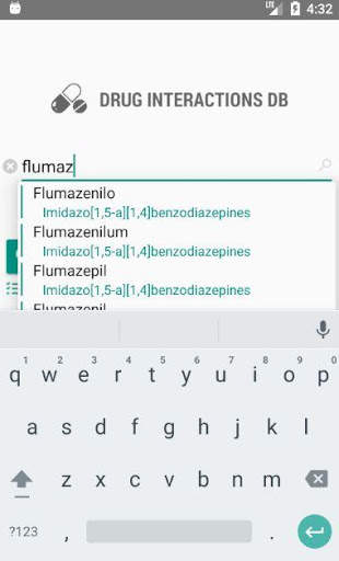 Drug Interactions DB screenshot 3