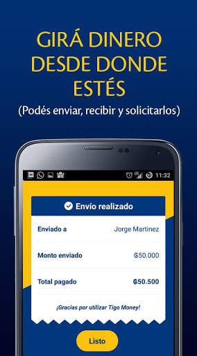 Tigo Money Paraguay स्क्रीनशॉट 2