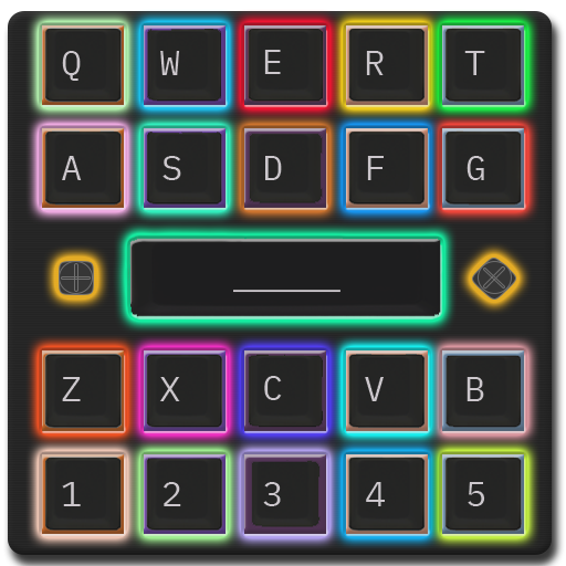 RGB Animated Backlit Mechanical Keyboard   Emojis icon