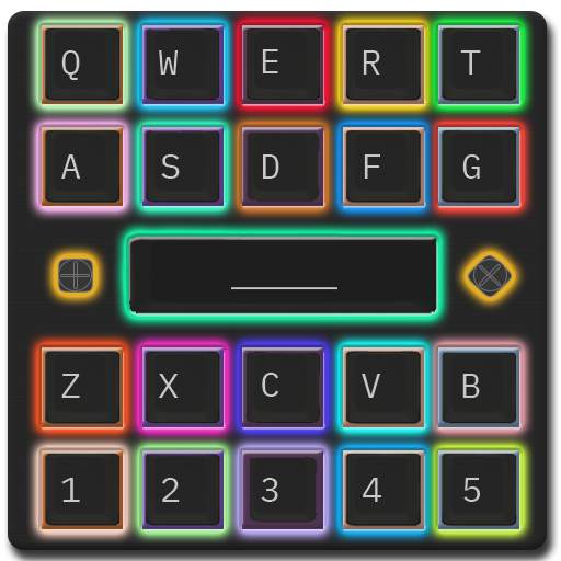 RGB Animated Backlit Mechanical Keyboard   Emojis 5.4.00