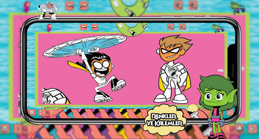 Teen Titans Boyama screenshot 8