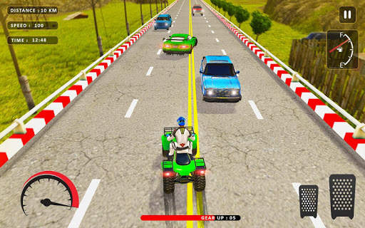 Quad ATV Traffic Racer screenshot 6