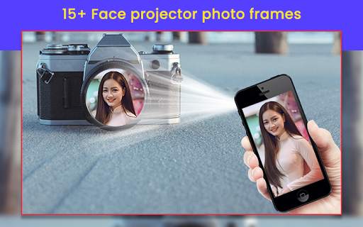 Mobile Phone Face Projector Photo Frame 4 تصوير الشاشة